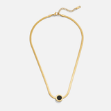 Azalea Colar Pendente Preto