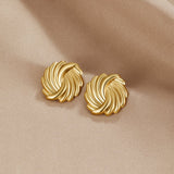 Brincos Espiral Ouro 18K
