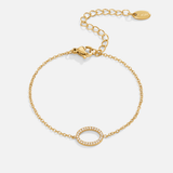 Pulseira Kaia Redonda com Cristal