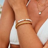Bracelete Bambu Dourado Ara