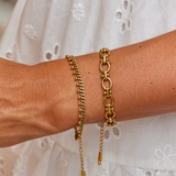 Pulseira Gota Corrente Cubana Brie