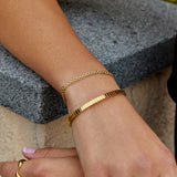 Pulseira Capri em Corrente de Ouro