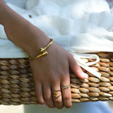 Bracelete Gota em Ouro
