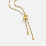 Lola Colar Lariat em Ouro 18K