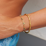 Pulseira Neri com Disco em Ouro