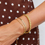 Bracelete Grosso Renee em Ouro
