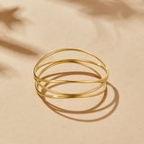 Bracelete em Camadas Ouro Sabrina