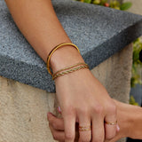 Pulseira em Camadas Torcida Leila