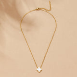 Colar Trevo Branco