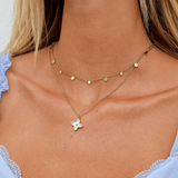 Colar Agatha com Gota Dourada