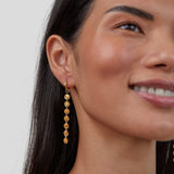 Brincos de Disco Dourado Amari 18K