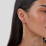 Brincos de Disco Dourado Amari 18K