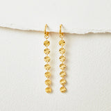 Brincos de Disco Dourado Amari 18K