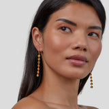 Brincos de Disco Dourado Amari 18K