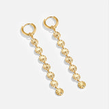 Brincos de Disco Dourado Amari 18K