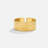 Anel Martelado Ouro Amaya