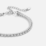 Pulseira Prata Cristal Arelia