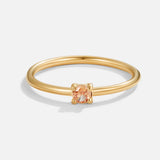 Anéis de Pedra de Nascimento em Ouro 18K
