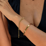 Pulseira Gota Corrente Cubana Brie