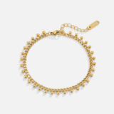 Pulseira Gota Corrente Cubana Brie