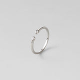 Cali Silver Crystal Ring