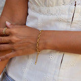 Pulseira Cami com Elos e Nó