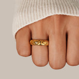 Anel Ouro Celestial
