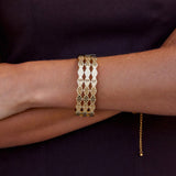 Bracelete Geométrico Celine em Ouro