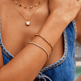 Pulseira Ténis Ouro Cordelia