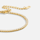 Pulseira Ténis Ouro Cordelia