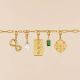 Charm Cristal &amp; Pérola