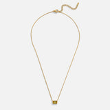 Colar Pendente Cristal Peridoto