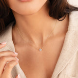 Colar Delicado com Cristal Redondo