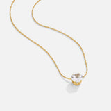 Colar Delicado com Cristal Redondo