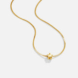 Colar Ouro Pendente Estrela Delicada