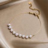 Pulseira Eva com Pérolas de Água Doce