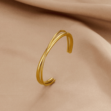 Pulseira Torcida Ouro Eva