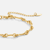 Pulseira Corrente Nó Figaro Ouro