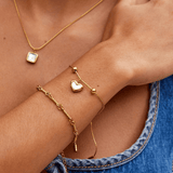 Pulseira Corrente Nó Figaro Ouro