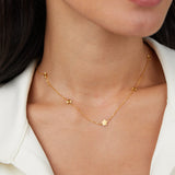 Colar Corrente Dourado 18K Poder das Flores