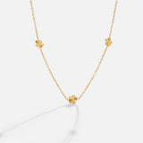 Colar Corrente Dourado 18K Poder das Flores