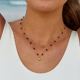 Colar Flor Dourada 18K Ouro