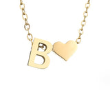 Colar Dourado Amor para Sempre & Letra