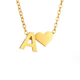 Colar Dourado Amor para Sempre & Letra