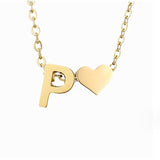 Colar Dourado Amor para Sempre & Letra