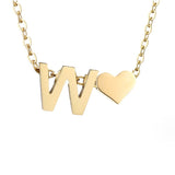 Colar Dourado Amor para Sempre & Letra
