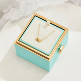 Colar Dourado Amor para Sempre & Letra