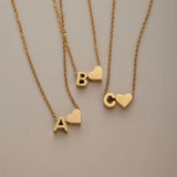 Colar Dourado Amor para Sempre & Letra