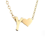 Colar Dourado Amor para Sempre & Letra