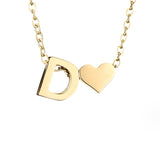 Colar Dourado Amor para Sempre & Letra